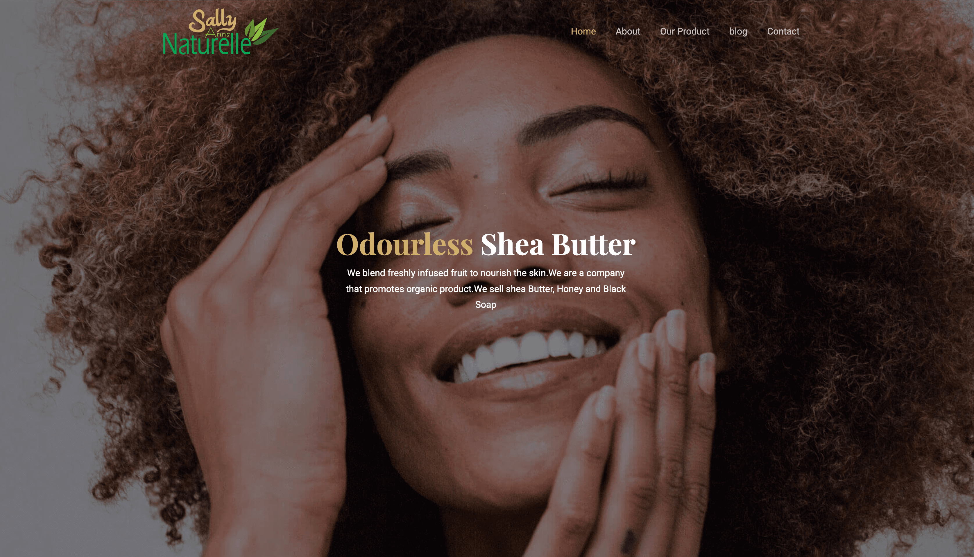 Sally Ans Naturelle Website